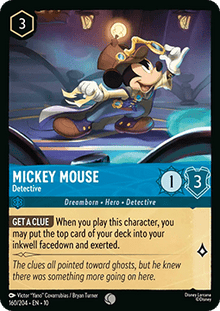 Mickey Mouse - Detective - Whispers in the Well (Common) [10WHI-160]