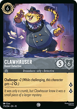 Clawhauser - Donut Detective - Whispers in the Well (Common) [10WHI-175]