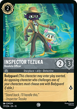 Inspector Tezuka - Resolute Officer - Whispers in the Well (Common) [10WHI-177]
