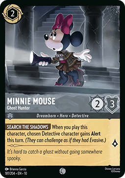 Minnie Mouse - Ghost Hunter (V.1) - Whispers in the Well (Common) [10WHI-181]