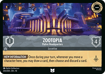 Zootopia - Police Headquarters - Whispers in the Well (Uncommon) [10WHI-203]