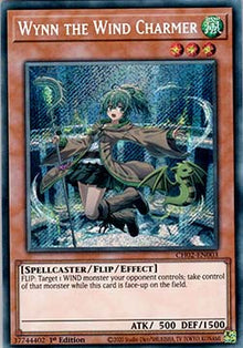 Wynn the Wind Charmer (V.2 - Secret Rare) - THE CHRONICLES DECK: Spirit Charmers (All-Foil Edition) (Secret Rare) [CH02-003]