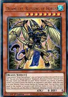 Duamutef, Blessing of Horus - THE CHRONICLES DECK: Spirit Charmers (All-Foil Edition) (Ultra Rare) [CH02-023]