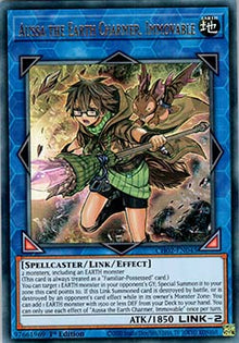 Aussa the Earth Charmer, Immovable - THE CHRONICLES DECK: Spirit Charmers (All-Foil Edition) (Ultra Rare) [CH02-045]