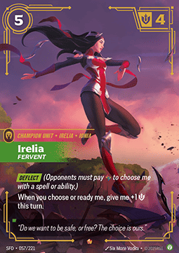 Irelia, Fervent (V.1 - Epic) - Spiritforged (Epic) [SFD-057]