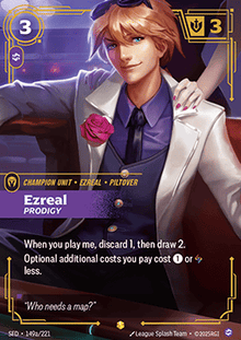 Ezreal, Prodigy (V.2 - Showcase) - Spiritforged (Showcase) [SFD-149a]