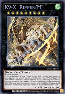 K9-X "Ripper/M" (V.3 - Secret Rare) - Burst Protocol (Secret Rare) [BPRO-SP1]