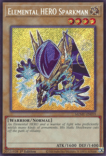 Elemental HERO Sparkman - Maze of Muertos (Secret Rare) [MZMU-059]
