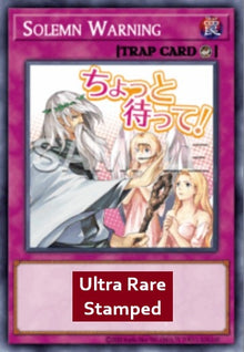 Solemn Warning (V.1 - Ultra Rare) - Rarity Collection 5 (Ultra Rare) [RA05-126]