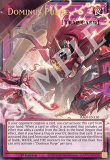 Dominus Purge (V.1 - Ultra Rare) - Rarity Collection 5 (Ultra Rare) [RA05-150]