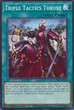 Triple Tactics Thrust (V.1 - Common) - Legendary Modern Decks 2026 (Common) [L26D-S23]