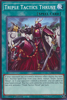 Triple Tactics Thrust (V.1 - Common) - Legendary Modern Decks 2026 (Common) [L26D-S23]