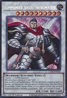 Commander Souza, Swordmaster (V.2 - Secret Rare) - Legendary Modern Decks 2026 (Secret Rare) [L26D-X42]