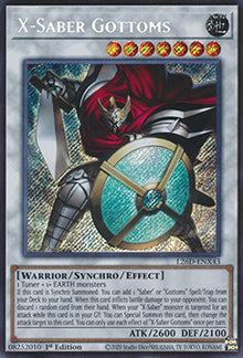 X-Saber Gottoms (V.2 - Secret Rare) - Legendary Modern Decks 2026 (Secret Rare) [L26D-X43]