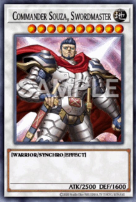 Commander Souza, Swordmaster (V.3 - Starlight Rare) - Legendary Modern Decks 2026 (Starlight Rare) [L26D-X42]
