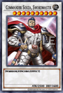 Commander Souza, Swordmaster (V.3 - Starlight Rare) - Legendary Modern Decks 2026 (Starlight Rare) [L26D-X42]