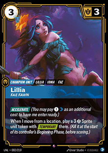 Lillia Fae Fawn (V.1 - Rare) - Unleashed (Rare) [UNL-082]