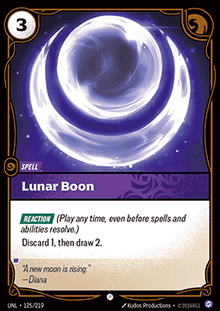 Lunar Boon - Unleashed (Common) [UNL-125]
