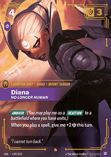 Diana, No Longer Human (V.1 - Epic)