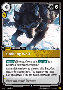 Stalking Wolf - Unleashed (Uncommon) [UNL-166]