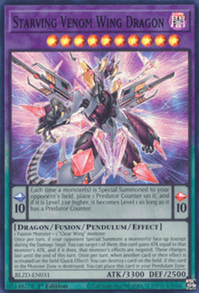 Starving Venom Wing Dragon - Blazing Dominion (Super Rare) [BLZD-031]