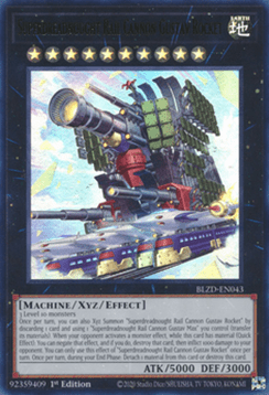 Superdreadnought Rail Cannon Gustav Rocket (V.1 - Ultra Rare) - Blazing Dominion (Ultra Rare) [BLZD-043]
