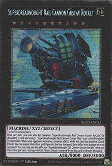 Superdreadnought Rail Cannon Gustav Rocket (V.2 - Starlight Rare) - Blazing Dominion (Starlight Rare) [BLZD-043]