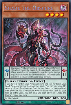 Shade the Obscure (V.1 - Secret Rare) - Blazing Dominion (Secret Rare) [BLZD-083]