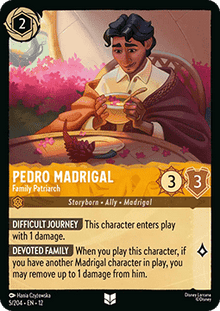 Pedro Madrigal - Family Patriarch - Wilds Unknown (Uncommon) [12WIL-5]