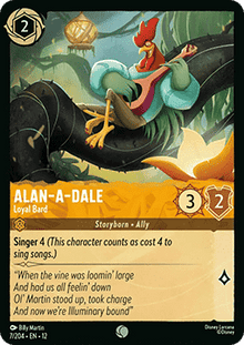 Alan-a-Dale - Loyal Bard - Wilds Unknown (Common) [12WIL-7]
