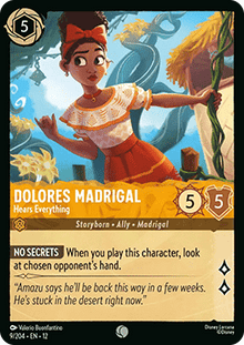 Dolores Madrigal - Hears Everything - Wilds Unknown (Common) [12WIL-9]