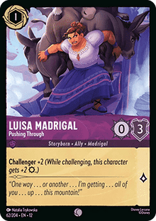 Luisa Madrigal - Pushing Through - Wilds Unknown (Common) [12WIL-62]