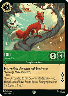 Tod - Nimble Fox - Wilds Unknown (Common) [12WIL-72]