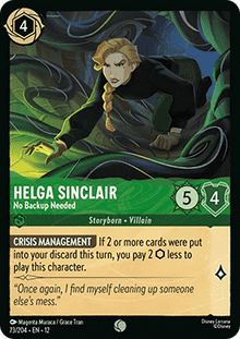 Helga Sinclair - No Backup Needed - Wilds Unknown (Common) [12WIL-73]
