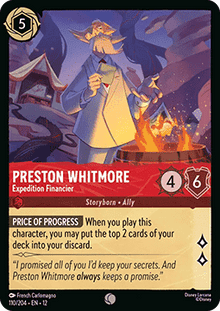 Preston Whitmore - Expedition Financier - Wilds Unknown (Common) [12WIL-110]