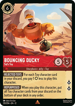 Bouncing Ducky - Sid's Toy - Wilds Unknown (Rare) [12WIL-120]