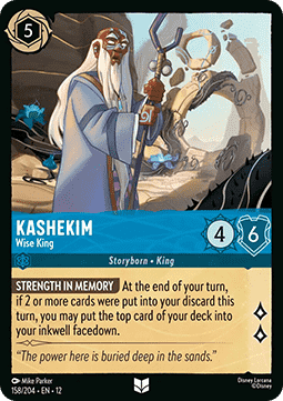 Kashekim - Wise King - Wilds Unknown (Uncommon) [12WIL-158]