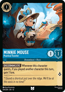 Minnie Mouse - Practical Traveler (V.1) - Wilds Unknown (Uncommon) [12WIL-159]