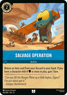 Salvage Operation - Wilds Unknown (Uncommon) [12WIL-165]