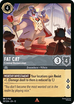 Fat Cat - Criminal Businessman - Wilds Unknown (Rare) [12WIL-187]