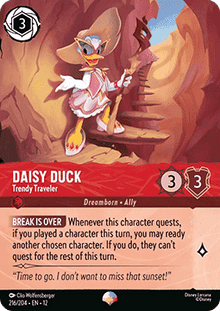 Daisy Duck - Trendy Traveler (V.2) - Wilds Unknown (Epic) [12WIL-216]