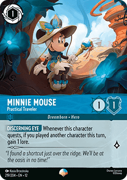 Minnie Mouse - Practical Traveler (V.2) - Wilds Unknown (Epic) [12WIL-219]