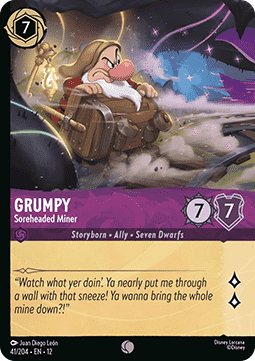 Grumpy - Soreheaded Miner (V.2) - Wilds Unknown (Common) [12WIL-41]