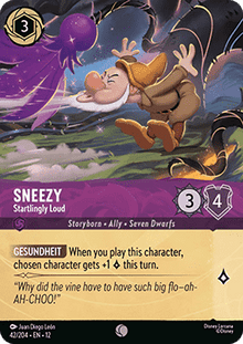 Sneezy - Startlingly Loud (V.2) - Wilds Unknown (Common) [12WIL-42]