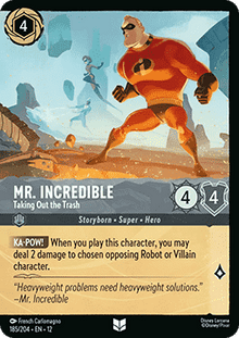 Mr. Incredible - Taking Out the Trash (V.2) - Wilds Unknown (Uncommon) [12WIL-185]