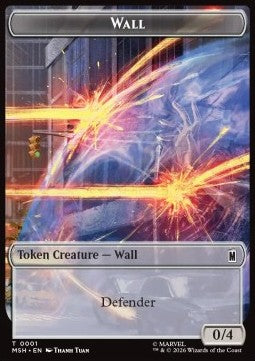 Wall Token (C 0/3) // Alien Token (R 1/1)