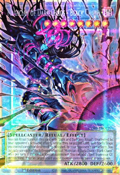 Magician of Dark Chaos - Black Chaos (V.3 - Starlight Rare)
