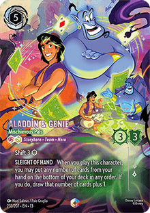 Aladdin & Genie - Mischievous Pals (V.2)