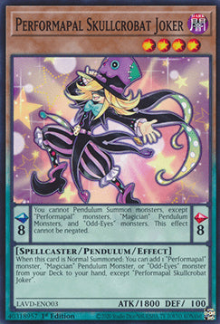Performapal Skullcrobat Joker (V.1 - Common)