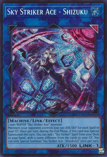 Sky Striker Ace - Shizuku( Alternate Art | Secret Rare) Legendary Modern Decks 2026